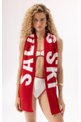 Cachecol Jacquard Aspen Vermelho