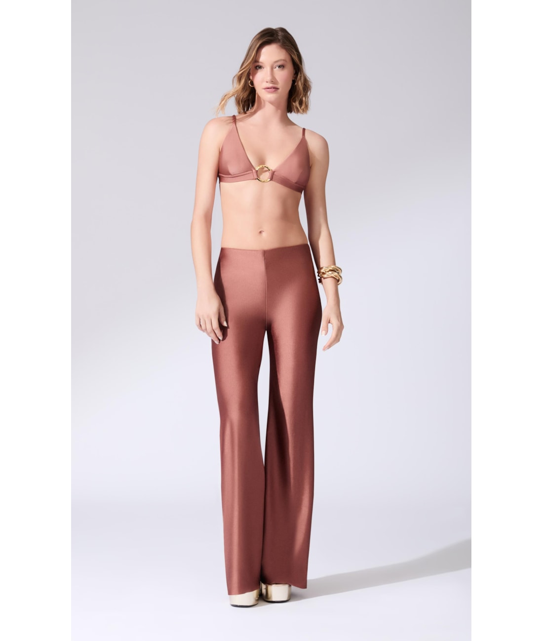 Calça Bailarina Bel Air Marrom