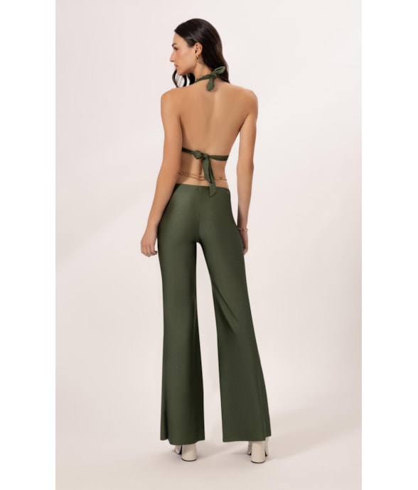 Calça Bailarina Bel Air Verde Militar
