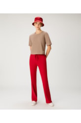 Calça Bailarina Malha Honey Vermelho