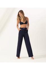Calça Crepe Indiano Dark Navy