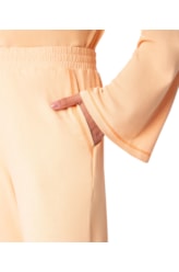 Calça Fenda Visco Linho Laranja