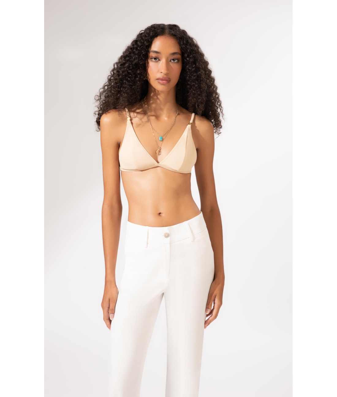 Calça Flare Alfaiataria Lyon Off White
