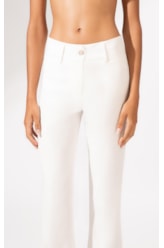 Calça Flare Alfaiataria Lyon Off White