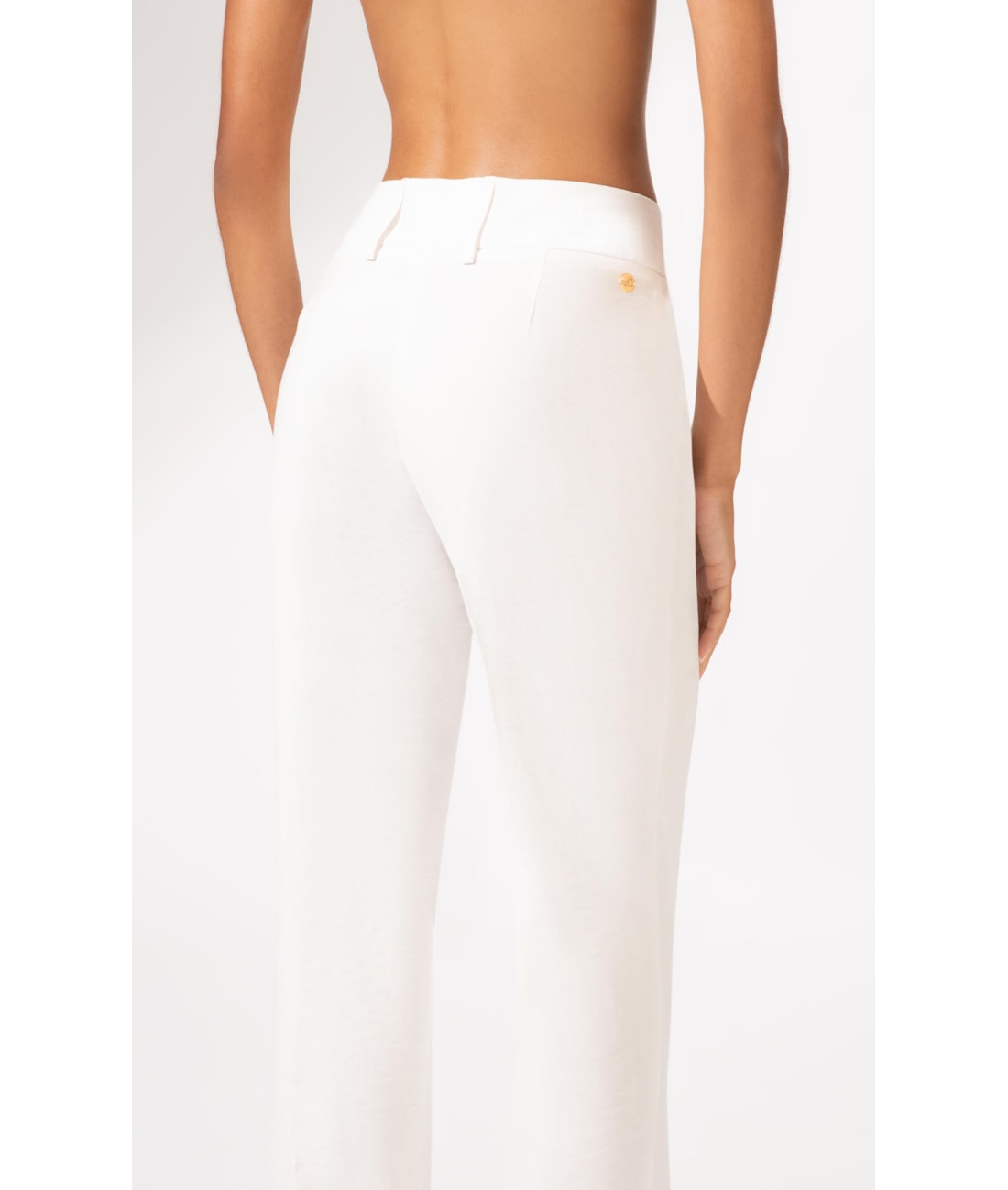 Calça Flare Alfaiataria Lyon Off White