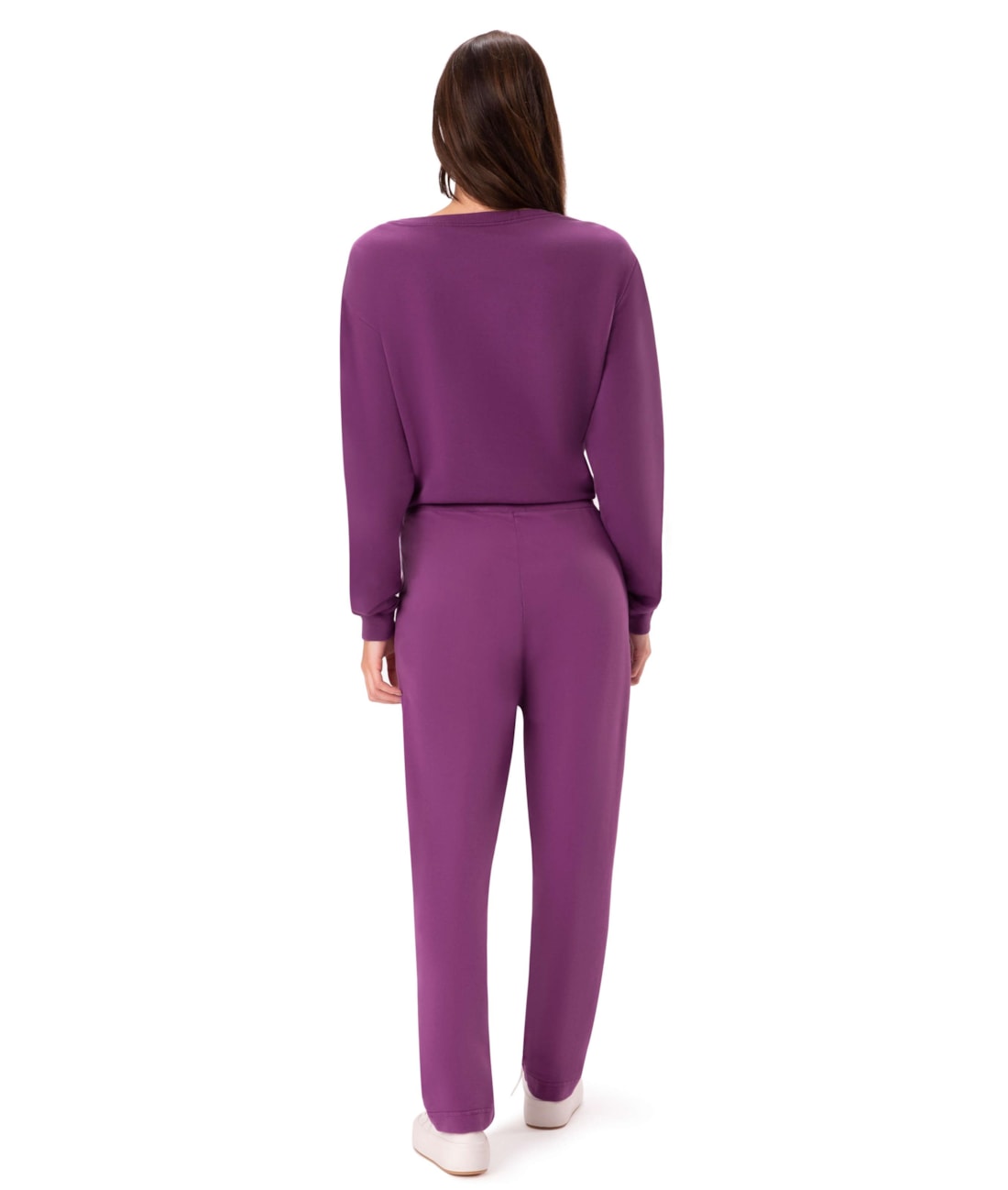 Calça Holiday Cenoura Moletom Roxo
