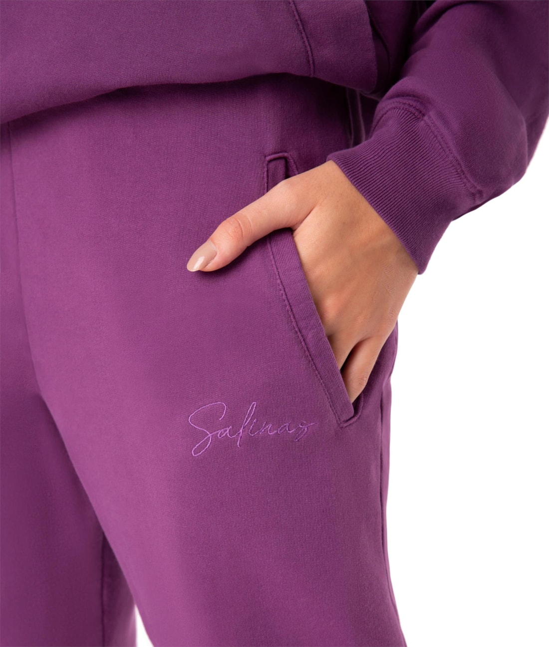 Calça Holiday Cenoura Moletom Roxo