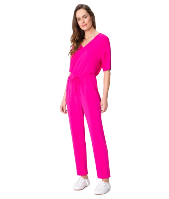 Calça Holiday Crepe Pink
