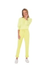 Calça Holiday Garment Amarelo Limao