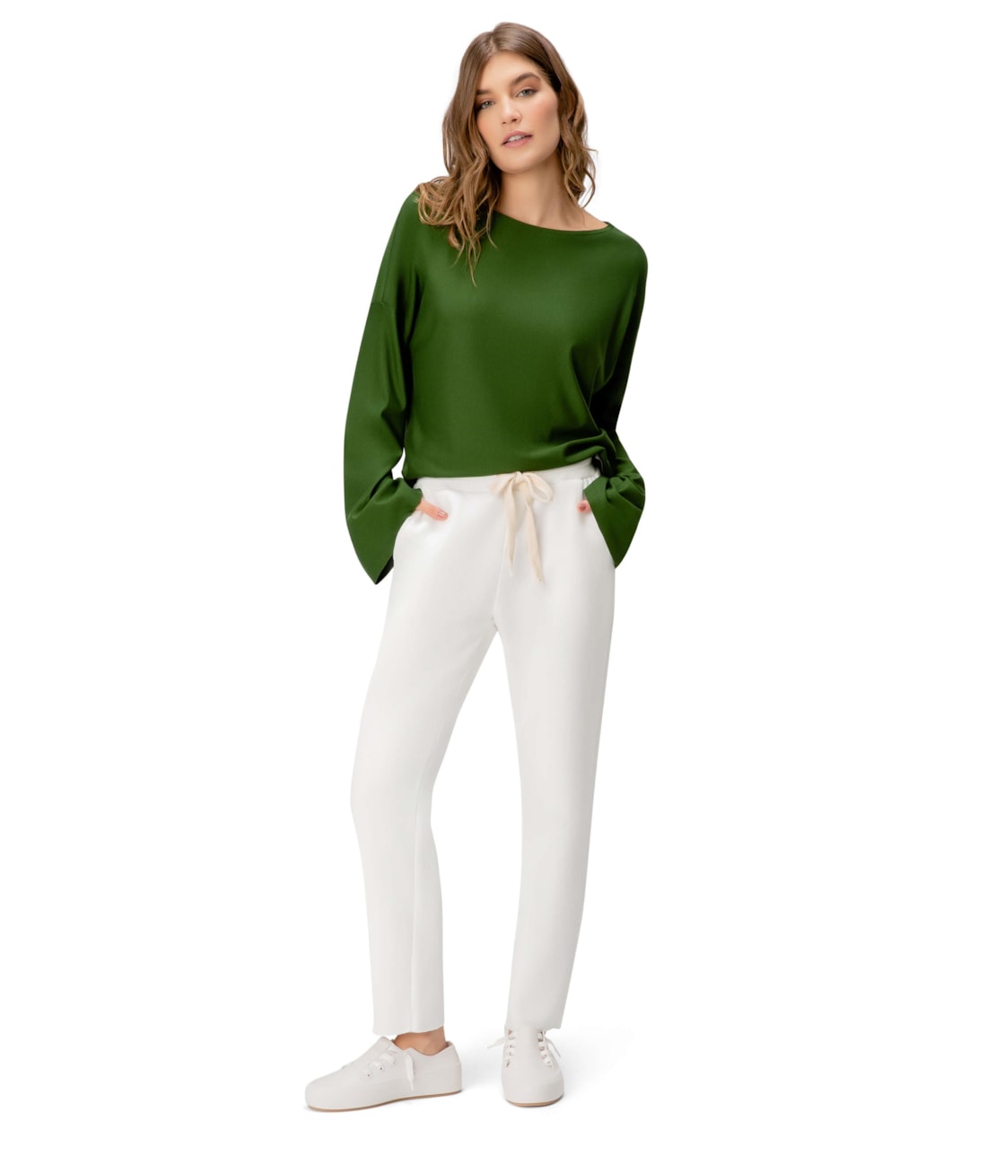 Calça Holiday Matte Cenoura Off White