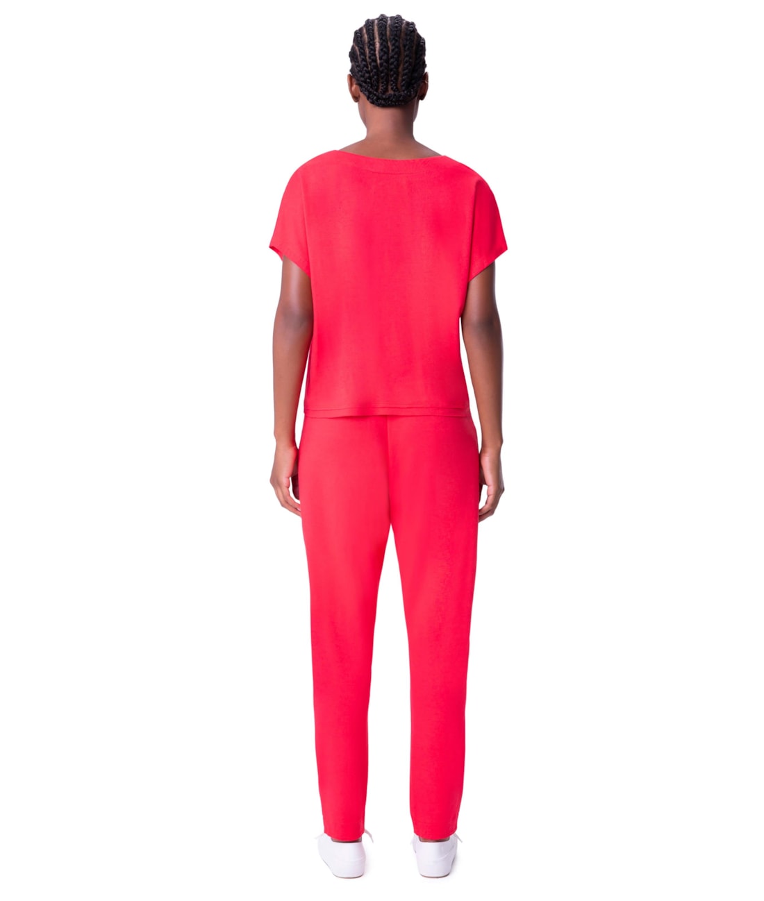 Calça Holiday Moletinho Vermelho