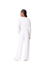 Calça Holiday Moletom Classic Off White
