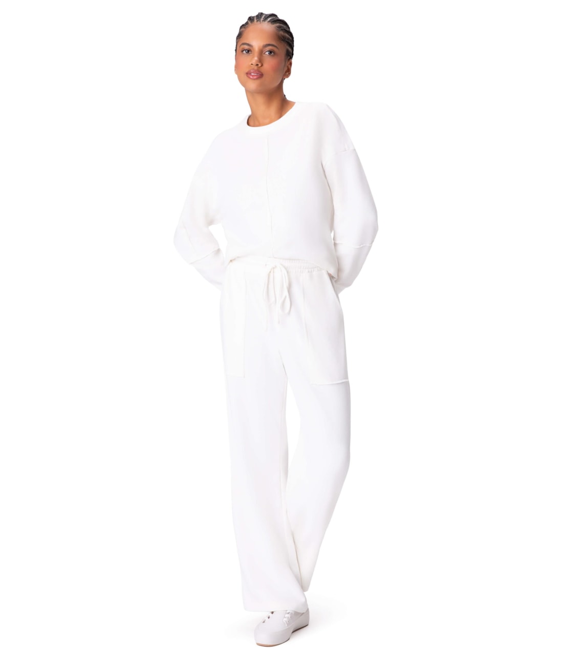 Calça Holiday Moletom Classic Off White