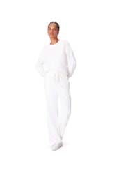 Calça Holiday Moletom Classic Off White