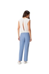 Calça Holiday Moletom Denim Azul Seco