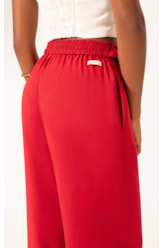Calça Linen Blend Vermelho