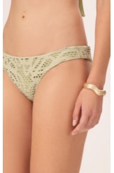Calça Miracle Midi Rendado Lux Verde Agua