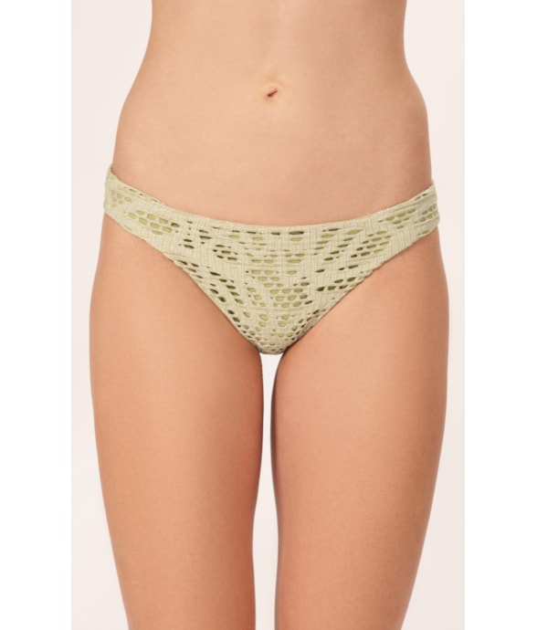 Calça Miracle Midi Rendado Lux Verde Agua