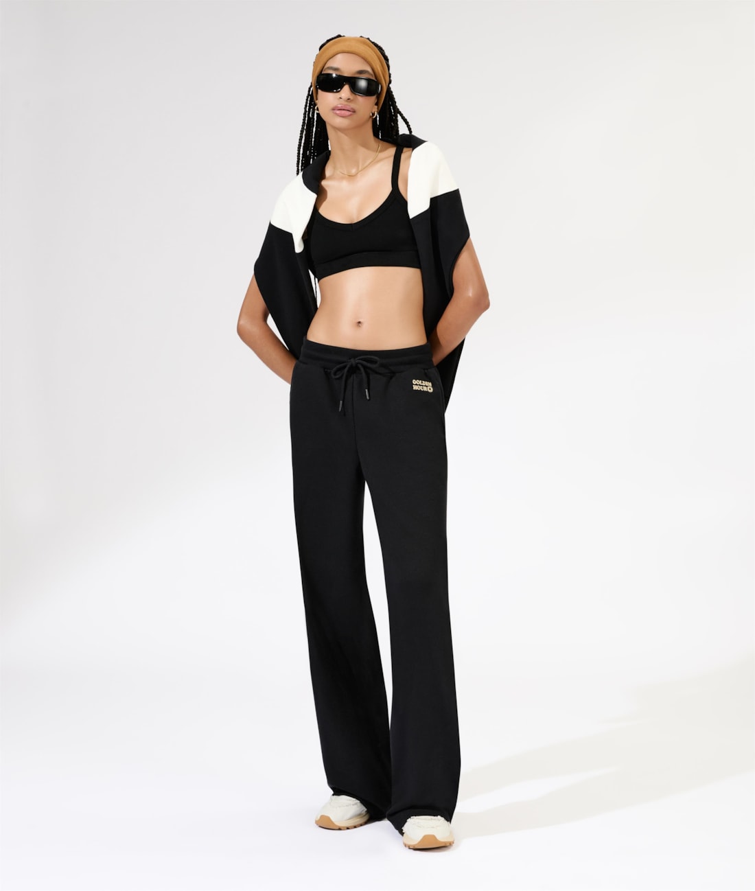 Calça Moletom Golden Hour Preto