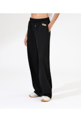 Calça Moletom Golden Hour Preto