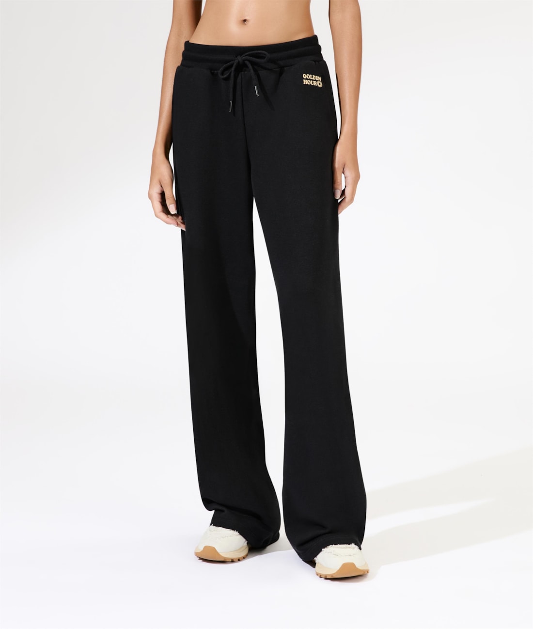 Calça Moletom Golden Hour Preto