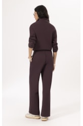 Calça Moletom Ski Dark Wine