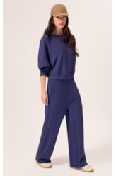 Calça Moletom Viscotech Dark Navy