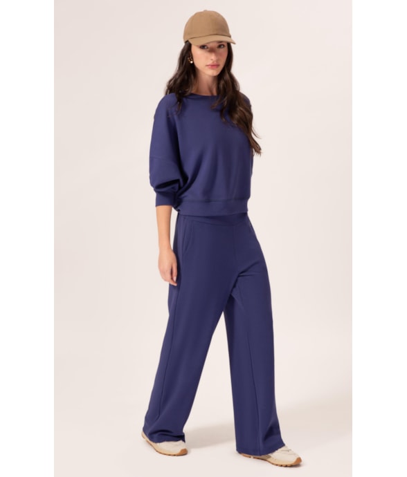 Calça Moletom Viscotech Dark Navy