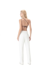 Calça Ponto Roma Off White