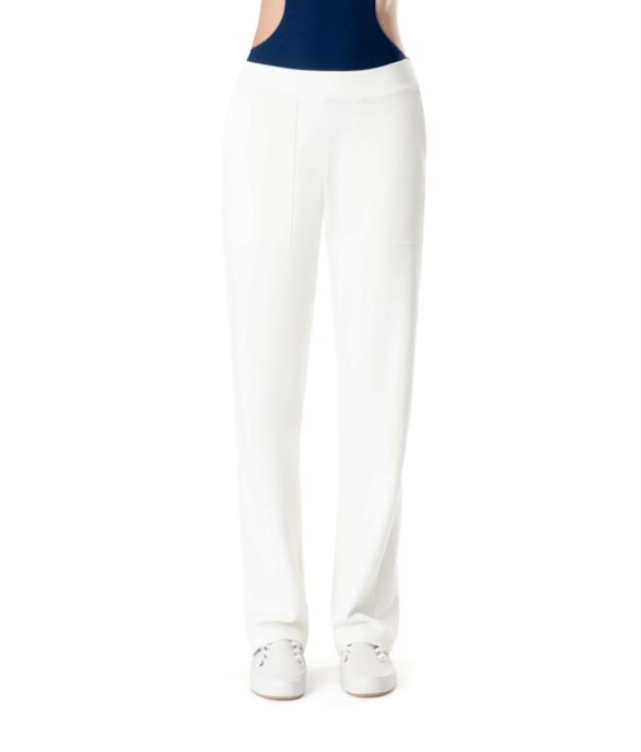 Calça Ponto Roma Off White