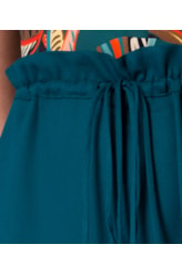 Calça Resort Clochard Visco Dobby Azul Claro