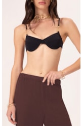 Calça Reta Cotton Plage Marrom