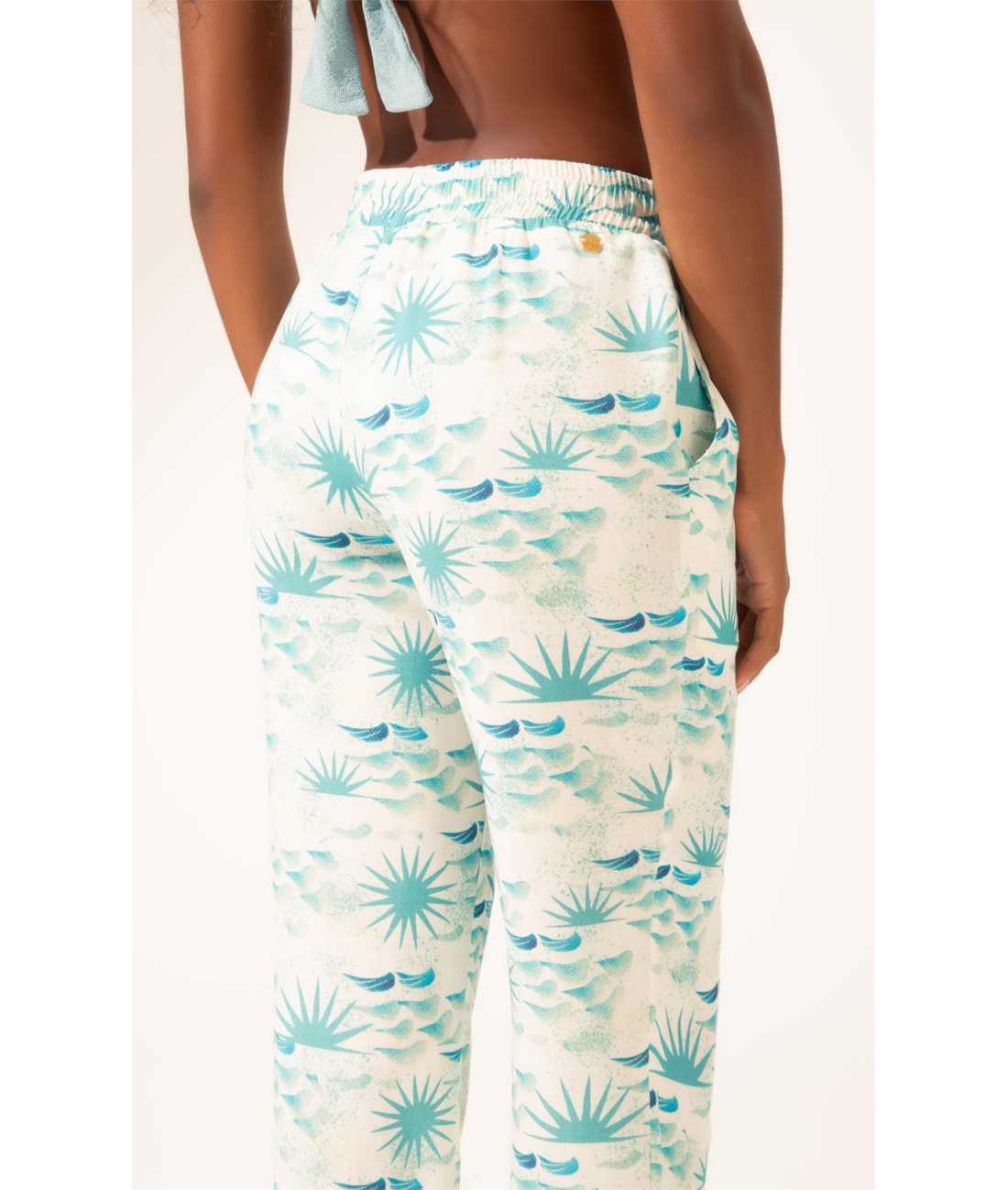 Calça Reta La Mer Off White
