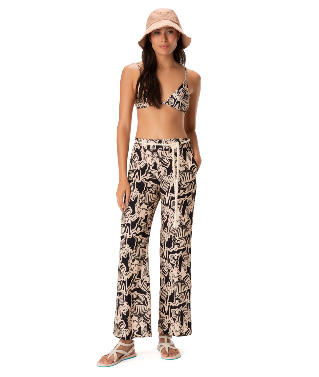 Calça Reta Samba Preto