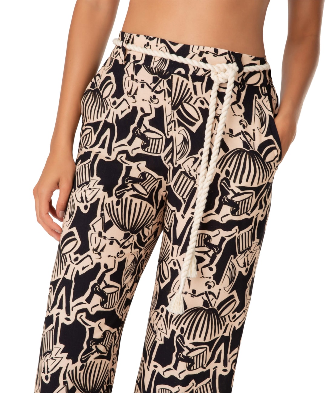 Calça Reta Samba Preto
