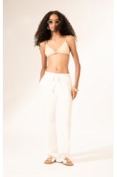 Calça Reta Surface Waves Off White