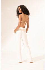 Calça Reta Surface Waves Off White