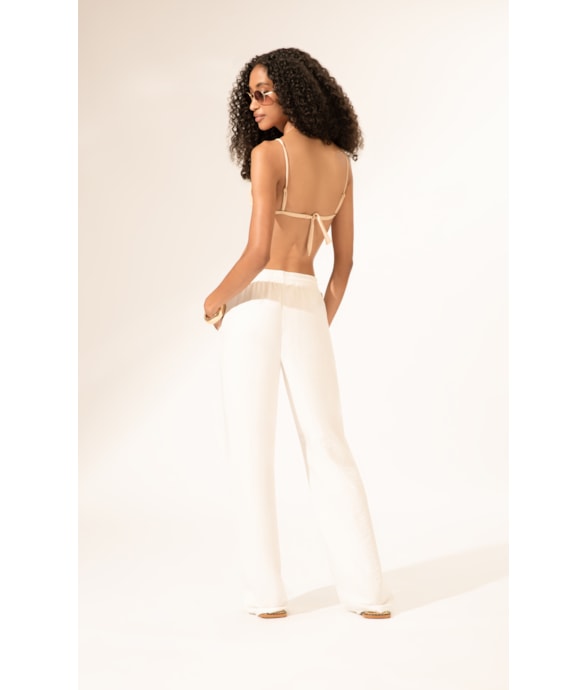 Calça Reta Surface Waves Off White