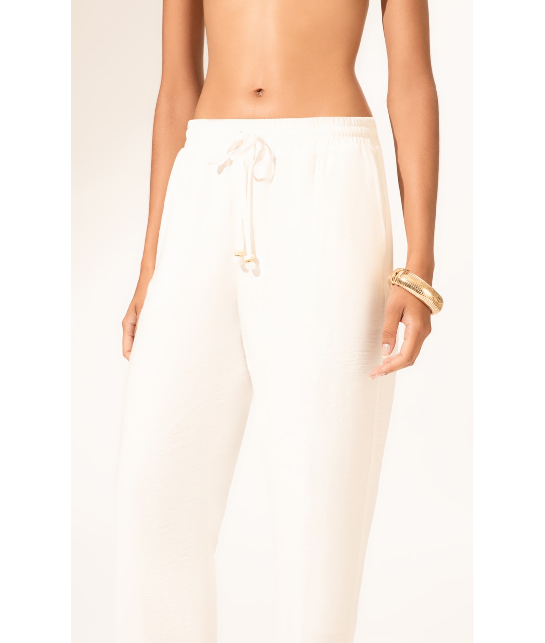 Calça Reta Surface Waves Off White