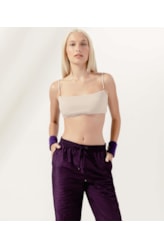 Calça Reta Techno Touch Violeta
