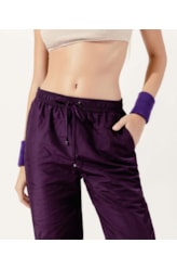 Calça Reta Techno Touch Violeta
