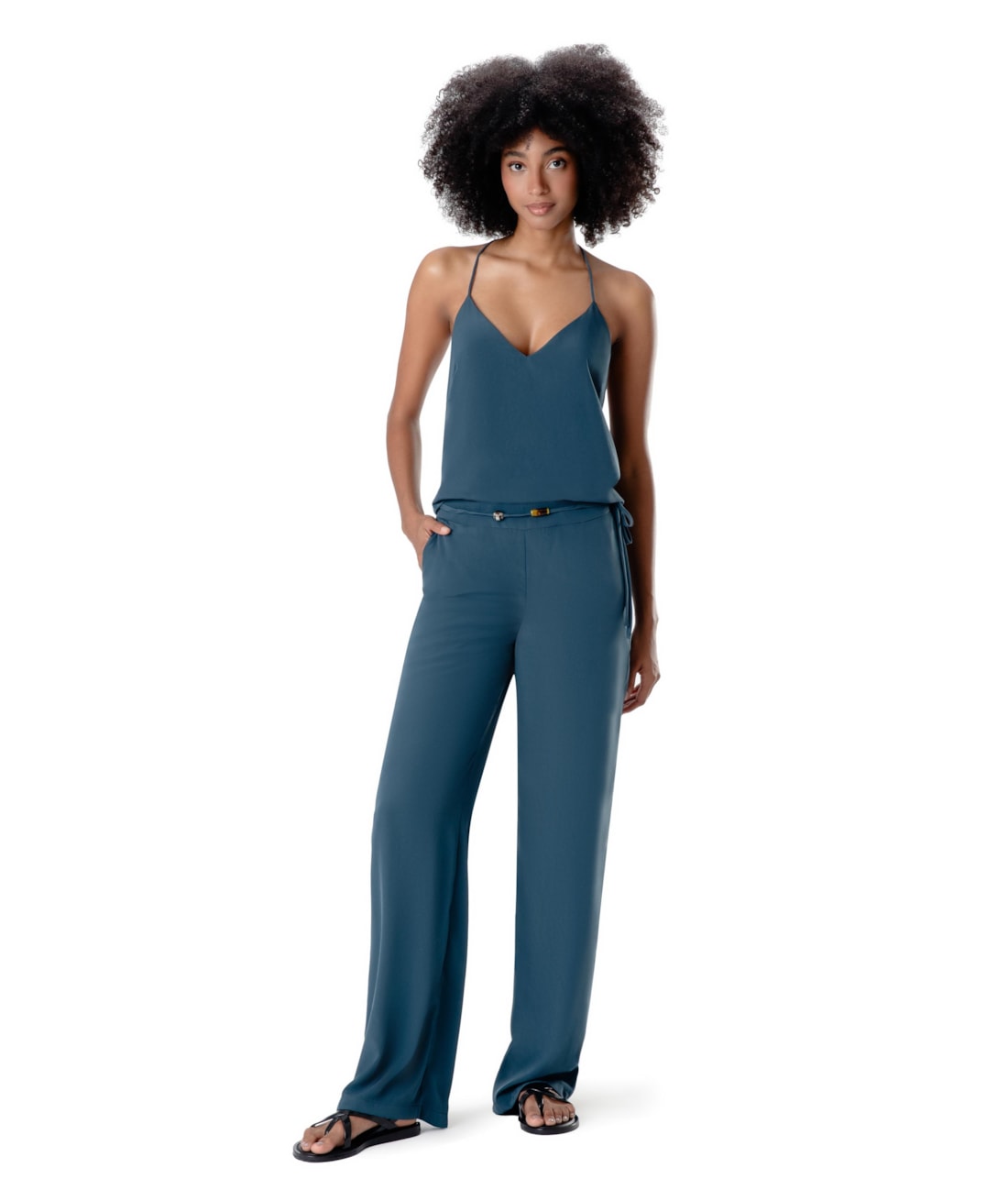 Calça Silk Touch Verde Jade