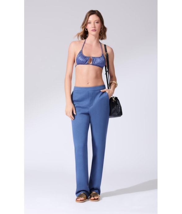 Calça Tricot Comfy Purple Blue