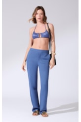 Calça Tricot Comfy Purple Blue