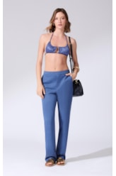 Calça Tricot Comfy Purple Blue