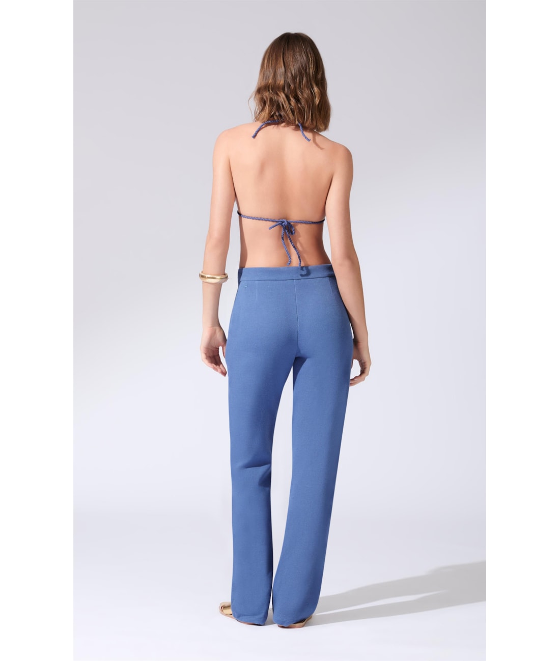 Calça Tricot Comfy Purple Blue