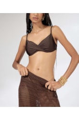 Calça Tricot Paradise Marrom