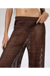 Calça Tricot Paradise Marrom