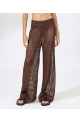 Calça Tricot Paradise Marrom
