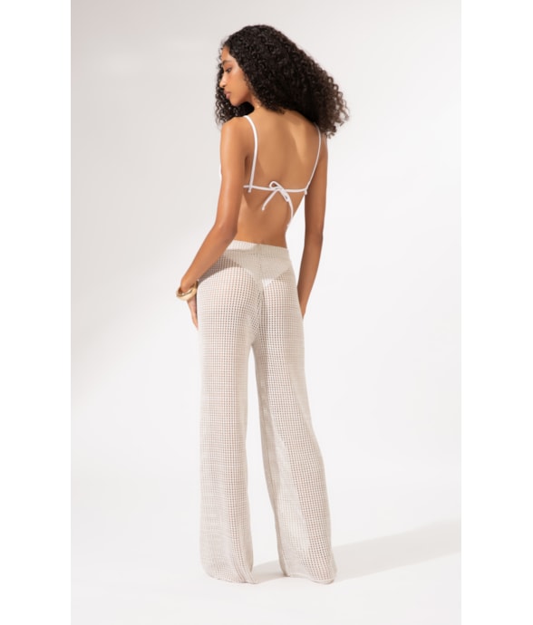 Calça Tricot Paradise Prata